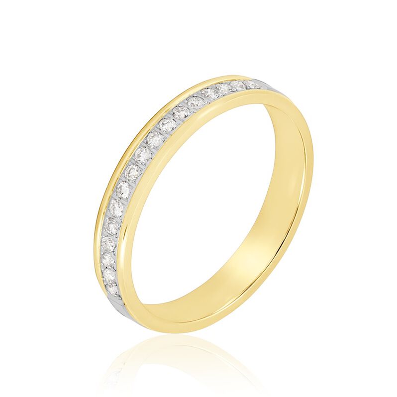 Alliance Viktorii Or Bicolore Diamant - Spannringe Damen | OROVIVO