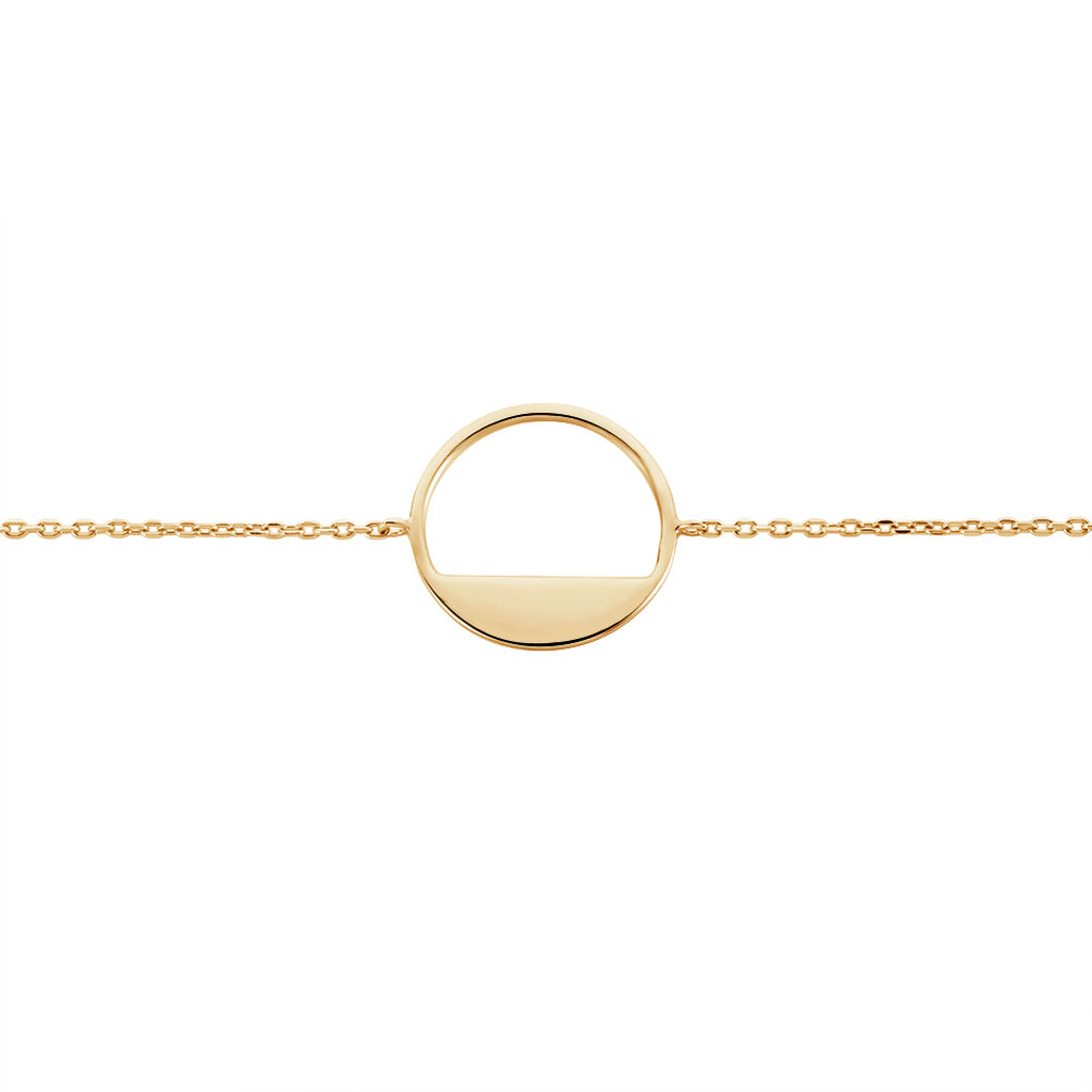 Bracelet Roni Plaque Or Cercle - Spannringe Damen | OROVIVO