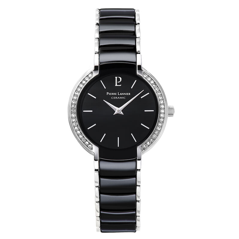Montre Pierre Lannier Ceramic Hour Noir - Spannringe Damen | OROVIVO