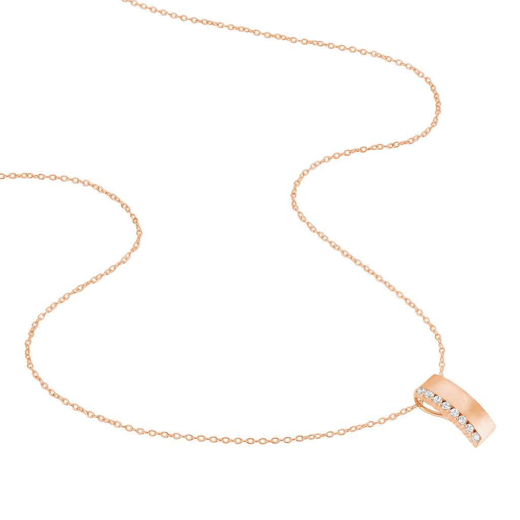 Damen Halskette Silber 925 Rosé Vergoldet - Halsketten Damen | OROVIVO