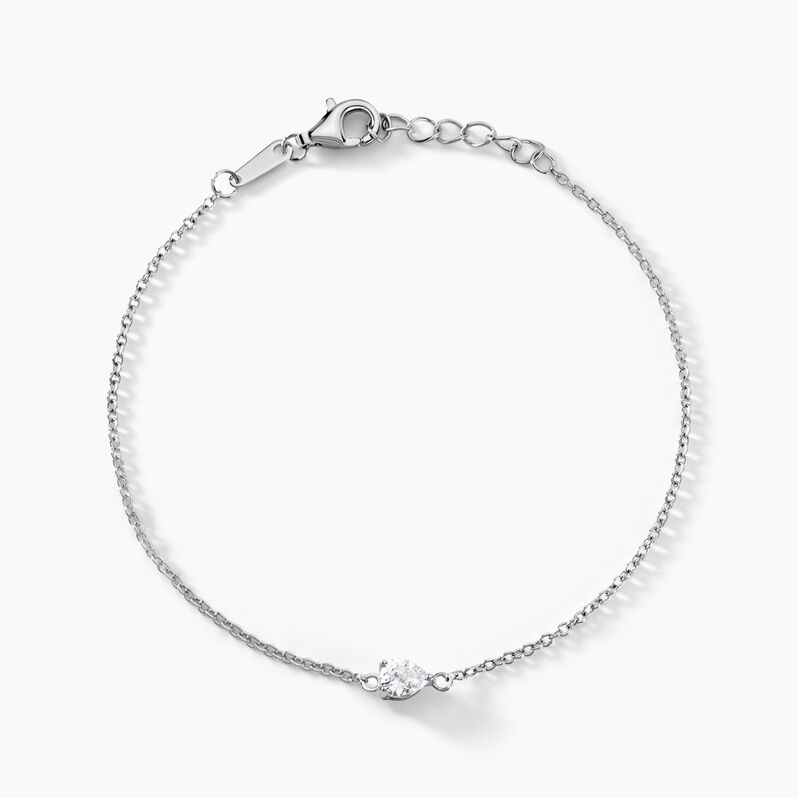 Bracelet Alda Argent Goutte Oxyde - Spannringe Damen | OROVIVO