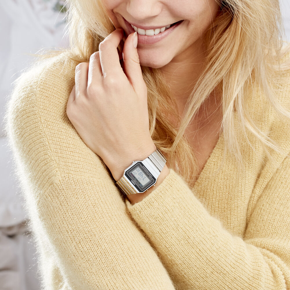 Casio Collection Retro Damenuhr A700we 1aef 70580002330R00 Orovivo Dein Online Juwelier