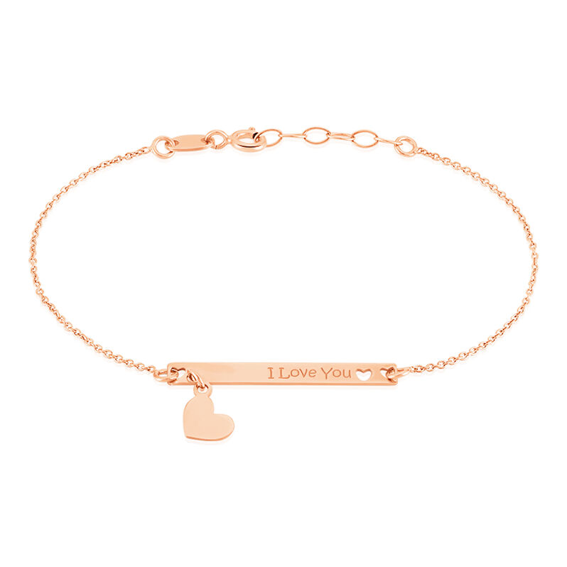 Bracelet Argent Rose Kamile Barrette - Spannringe Damen | OROVIVO