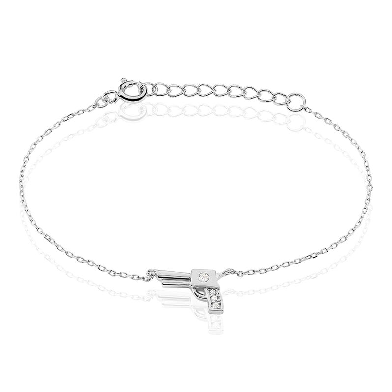 Bracelet Marie-anick Argent Blanc Oxyde De Zirconium - Spannringe Damen | OROVIVO