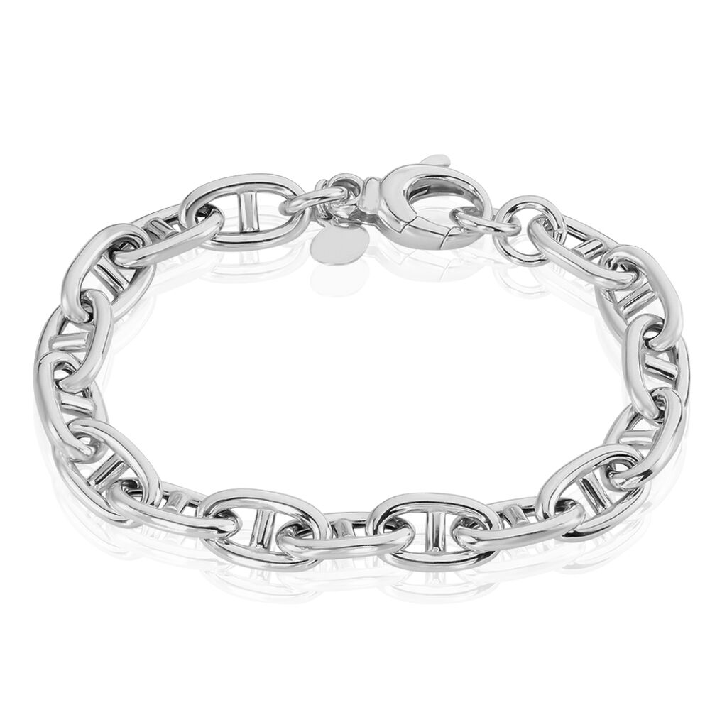 Damen Gliederarmband Stegpanzerkette Silber 925 - Armketten Damen | OROVIVO