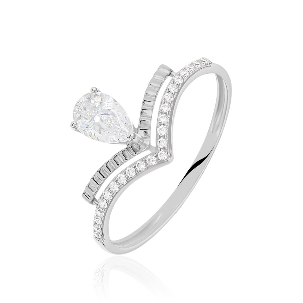 Bague Or Blanc Andgie - Spannringe Damen | OROVIVO