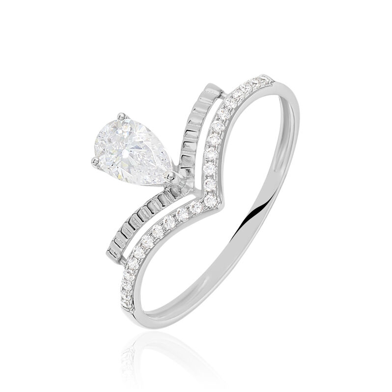 Bague Or Blanc Andgie - Spannringe Damen | OROVIVO