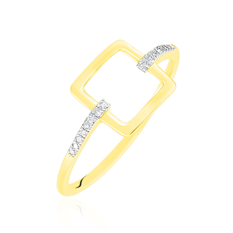 Bague Or Jaune Diamant - Spannringe Damen | OROVIVO