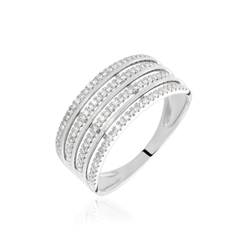 Damen Ring Weißgold 375 Diamant 0,26ct Rayanna  - Ringe mit Stein Damen | OROVIVO