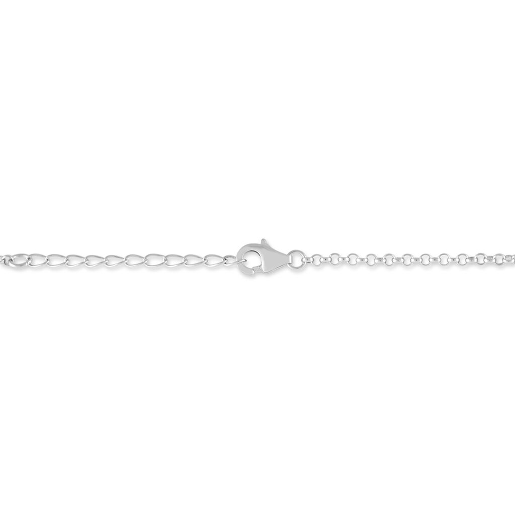 Collier Arrieta Argent Blanc Céramique - Spannringe Damen | OROVIVO