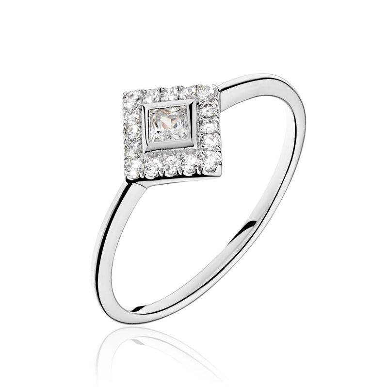 Bague Julie Argent Carrée - Spannringe Damen | OROVIVO