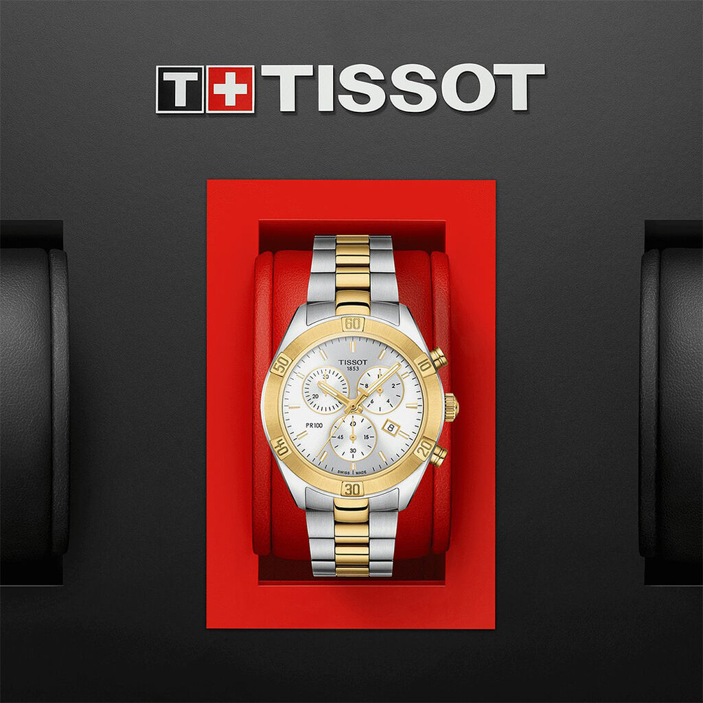 Tissot Damenuhr PR 100 Sport Chic T1019172203100 - Armbanduhren Damen | OROVIVO