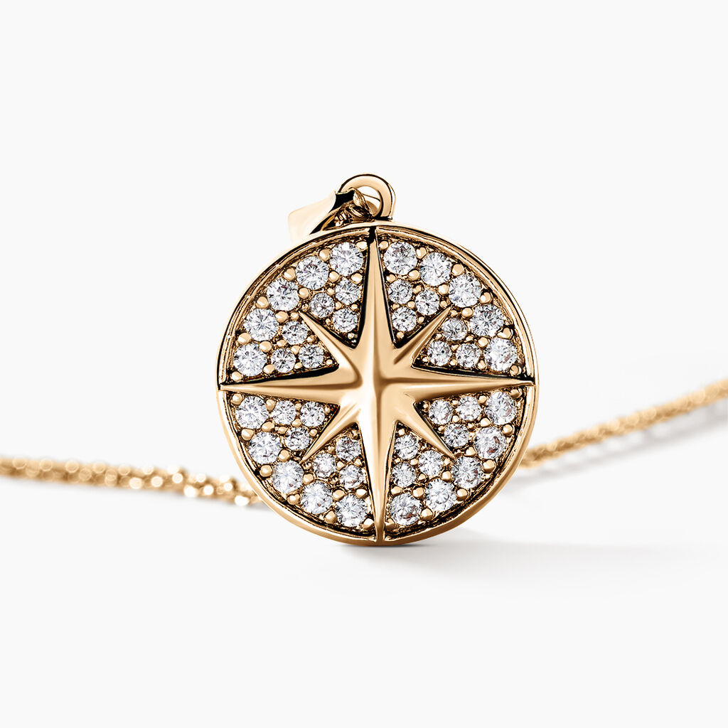 Collier Plaque Or Maria-carmen Oxyde - Spannringe Damen | OROVIVO