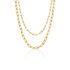 BRANDA Damen Collier Edelstahl vergoldet