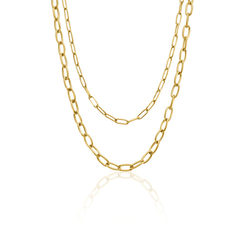 BRANDA Damen Collier Edelstahl vergoldet - Halsketten Damen | OROVIVO