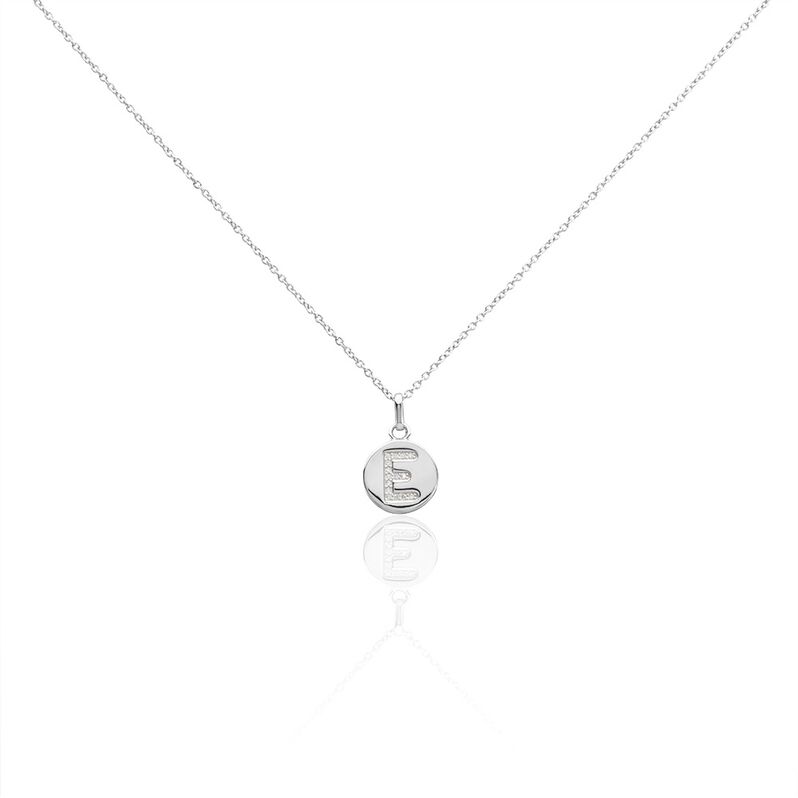Collier Argent Rhodié Eugenien Oxydes De Zirconium - Spannringe Damen | OROVIVO