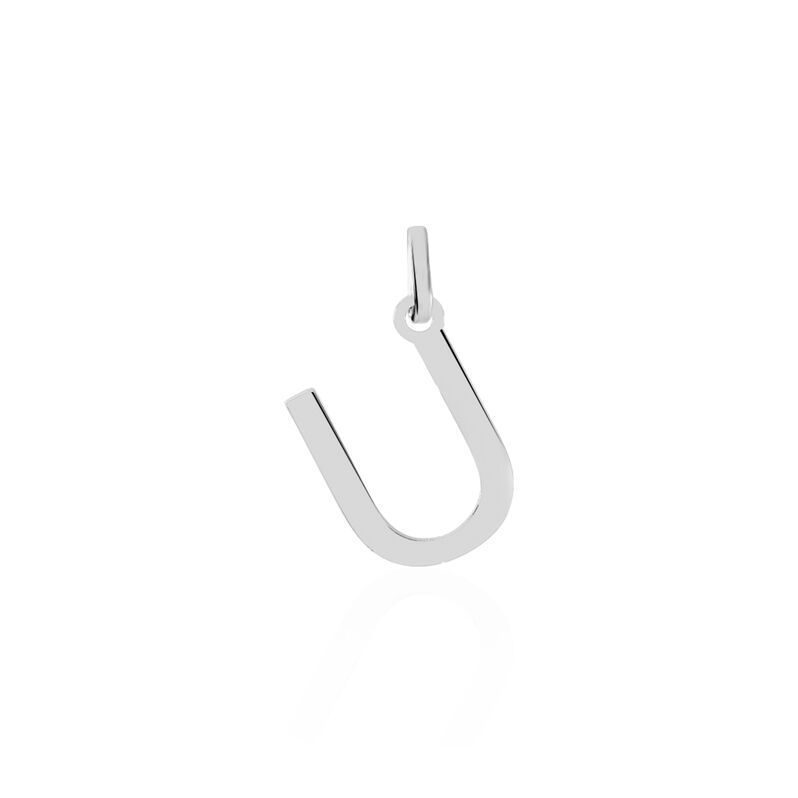 Pendentif Or Weiss  Faviola Lettre U - Spannringe Familie | OROVIVO