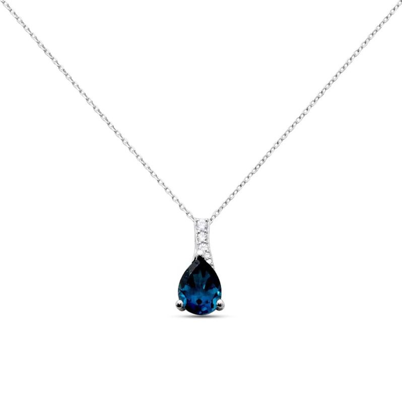 Collana Punto Luce Amélie Oro Bianco Topazio Cubic Zirconia - Spannringe Damen | OROVIVO