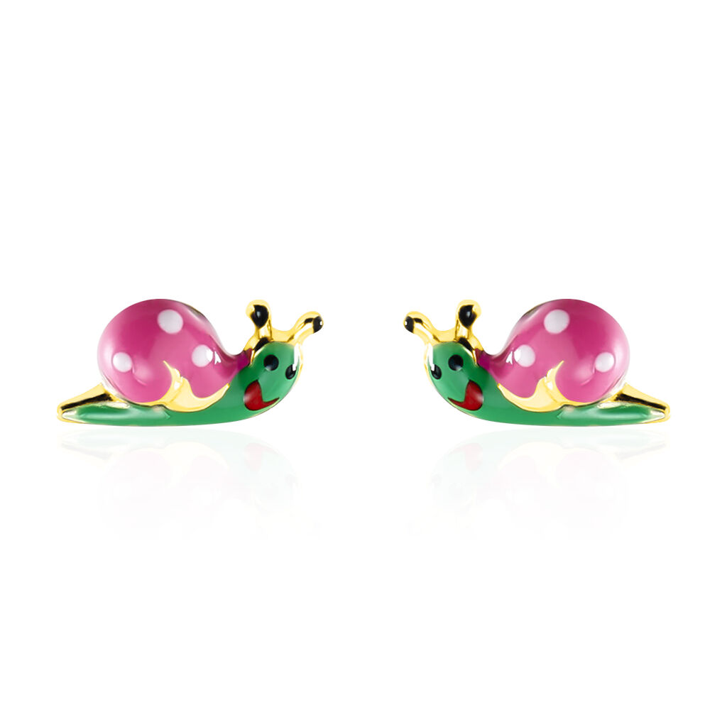 Kinder Ohrstecker Gold 375 Schnecke - Ohrstecker Kinder | OROVIVO