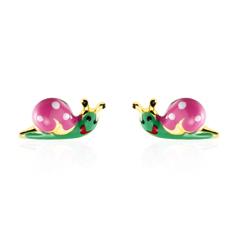 Kinder Ohrstecker Gold 375 Schnecke - Ohrstecker Kinder | OROVIVO