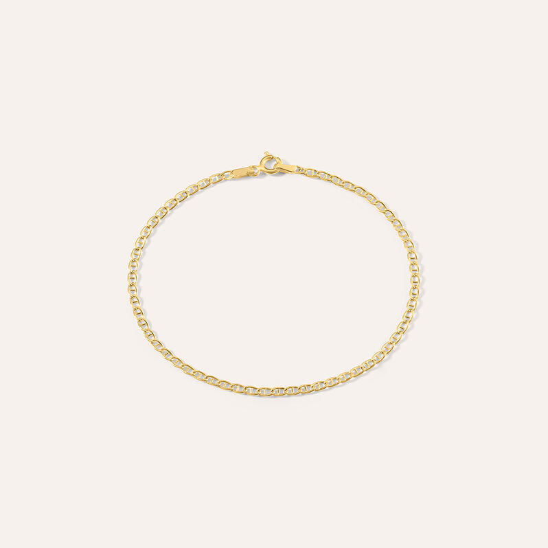 Bracciale Catena Colette Oro Giallo - Spannringe Unisex | OROVIVO