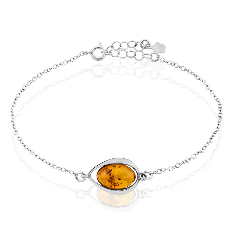 Bracelet Argent Ambre - Spannringe Damen | OROVIVO