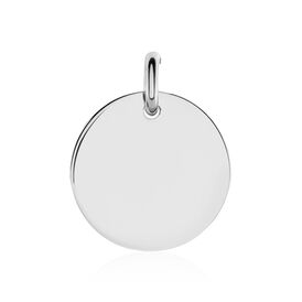 Kettenanhänger mit Gravur Silber 925 Kreis klein Liv-Anna  - Personalisierte Geschenke Unisex | OROVIVO