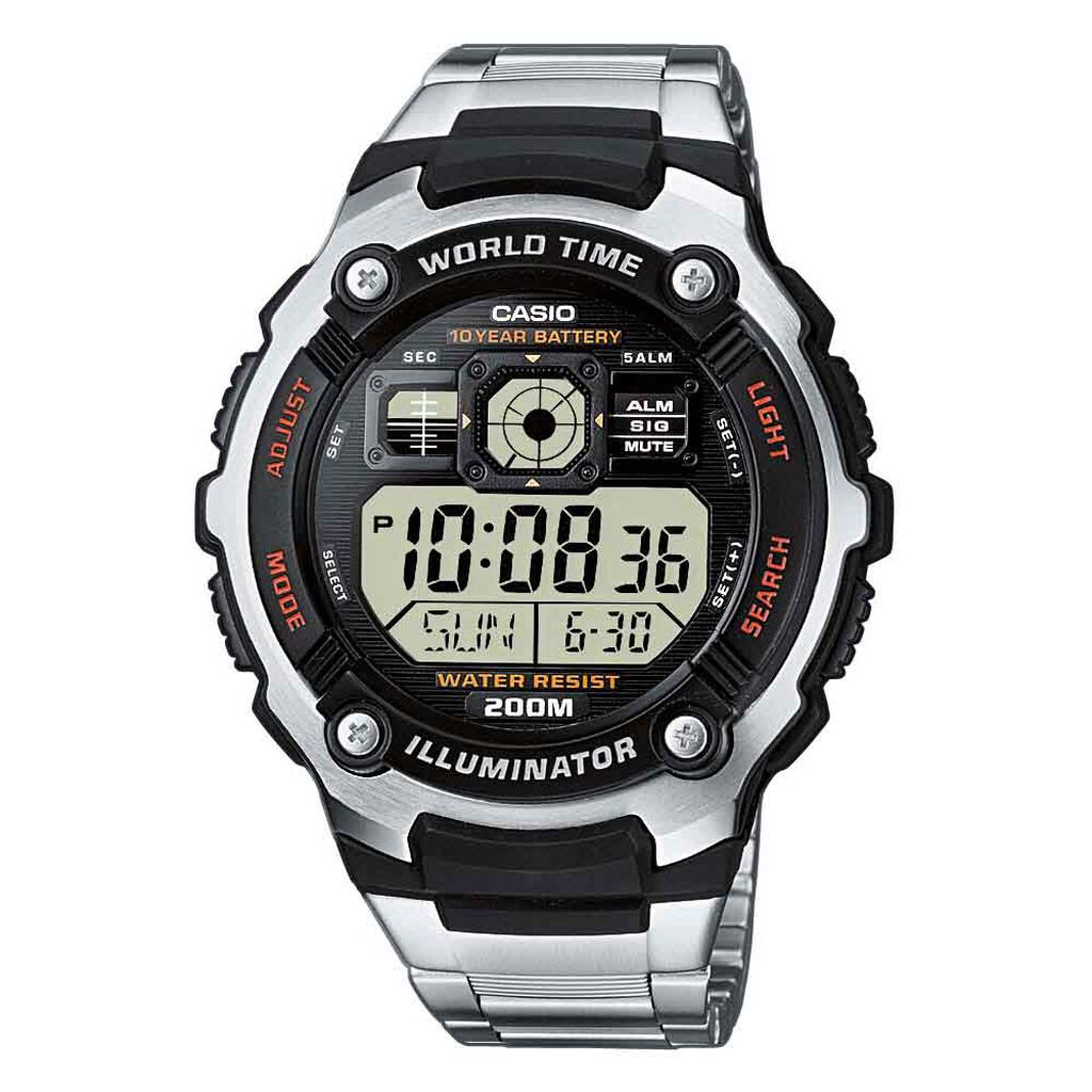 Casio Collection Herrenuhr Ae-2000wd-1avef - Digitaluhren Herren | OROVIVO