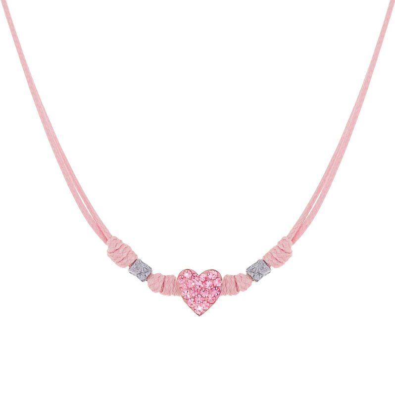 Girocollo cuore in argento e cristalli - Spannringe Kinder | OROVIVO