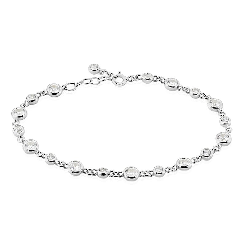 MELI Damen Armband Silber 925 Zirkonia Wei&szlig; 5,81 ct - Armb&auml;nder Damen | OROVIVO