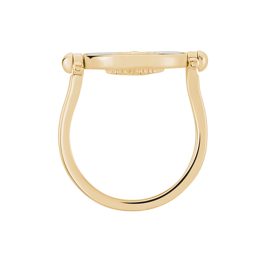 Bague Plaque Or Jaune Irina - Spannringe Damen | OROVIVO