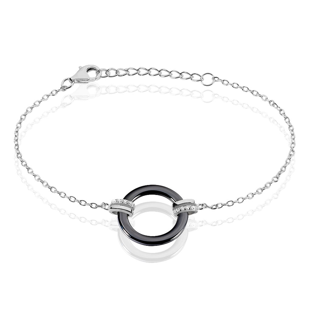 Bracelet Argent Et Céramique - Spannringe Damen | OROVIVO