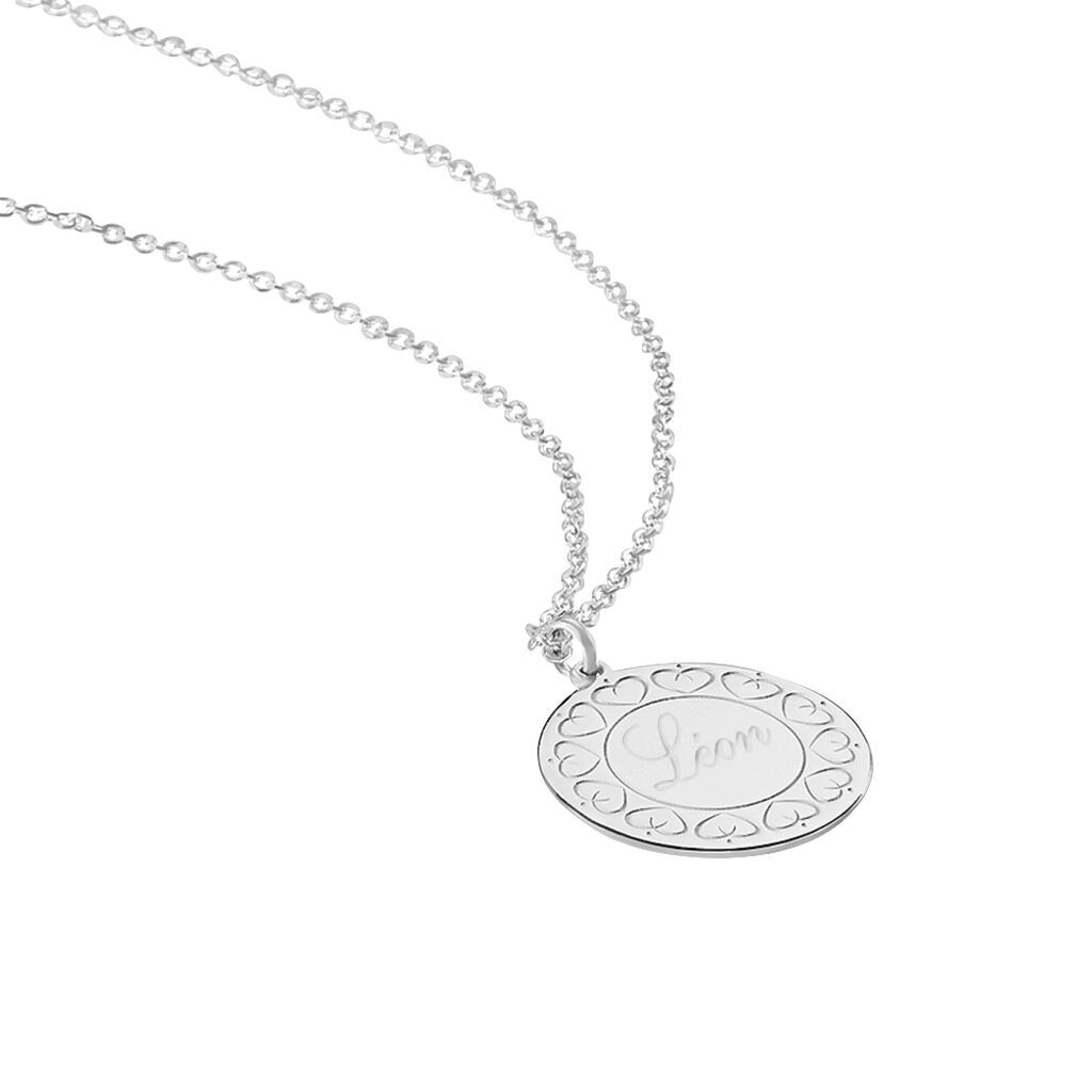 Damen Halskette Silber 925 Rhodiniert Gravur - Halsketten Damen | OROVIVO