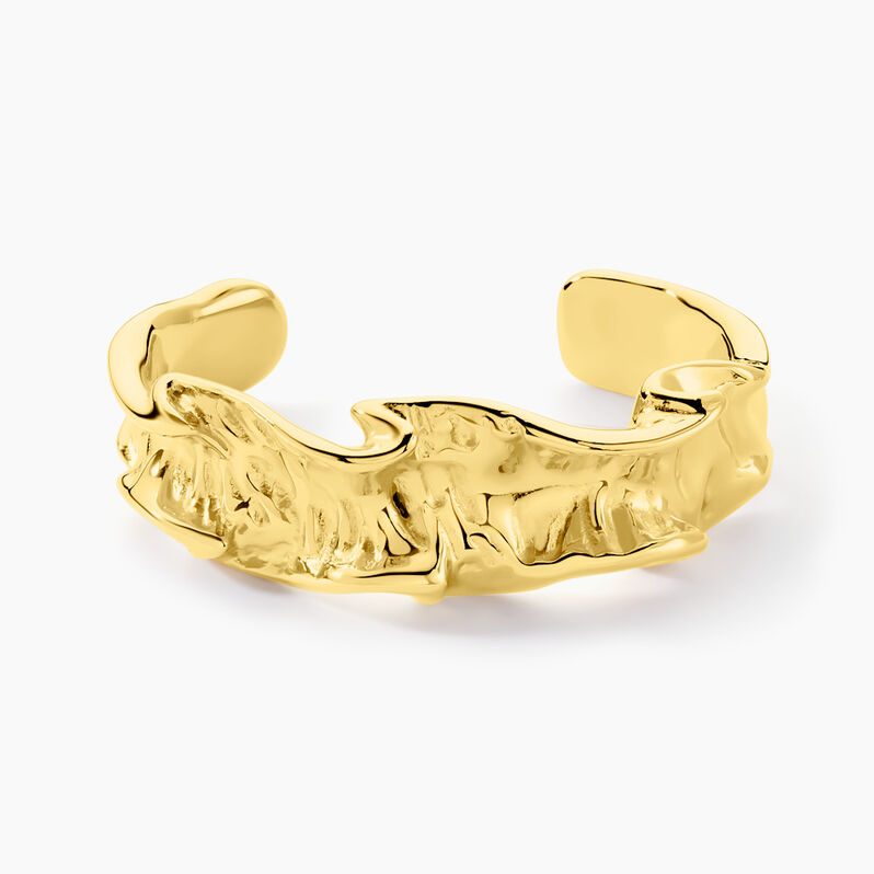 Bracelet Jonc Deia Acier Jaune - Spannringe Damen | OROVIVO