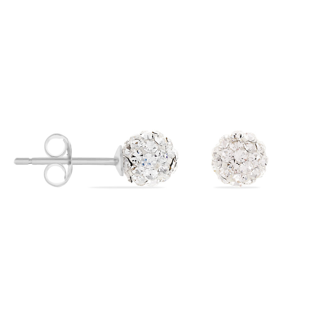 Damen Ohrstecker Silber 925 Kristall  - Ohrstecker Damen | OROVIVO