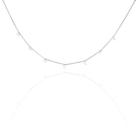 Damen Collier Silber 925 Zirkonia Herz Caro 3 - Halsketten Damen | OROVIVO