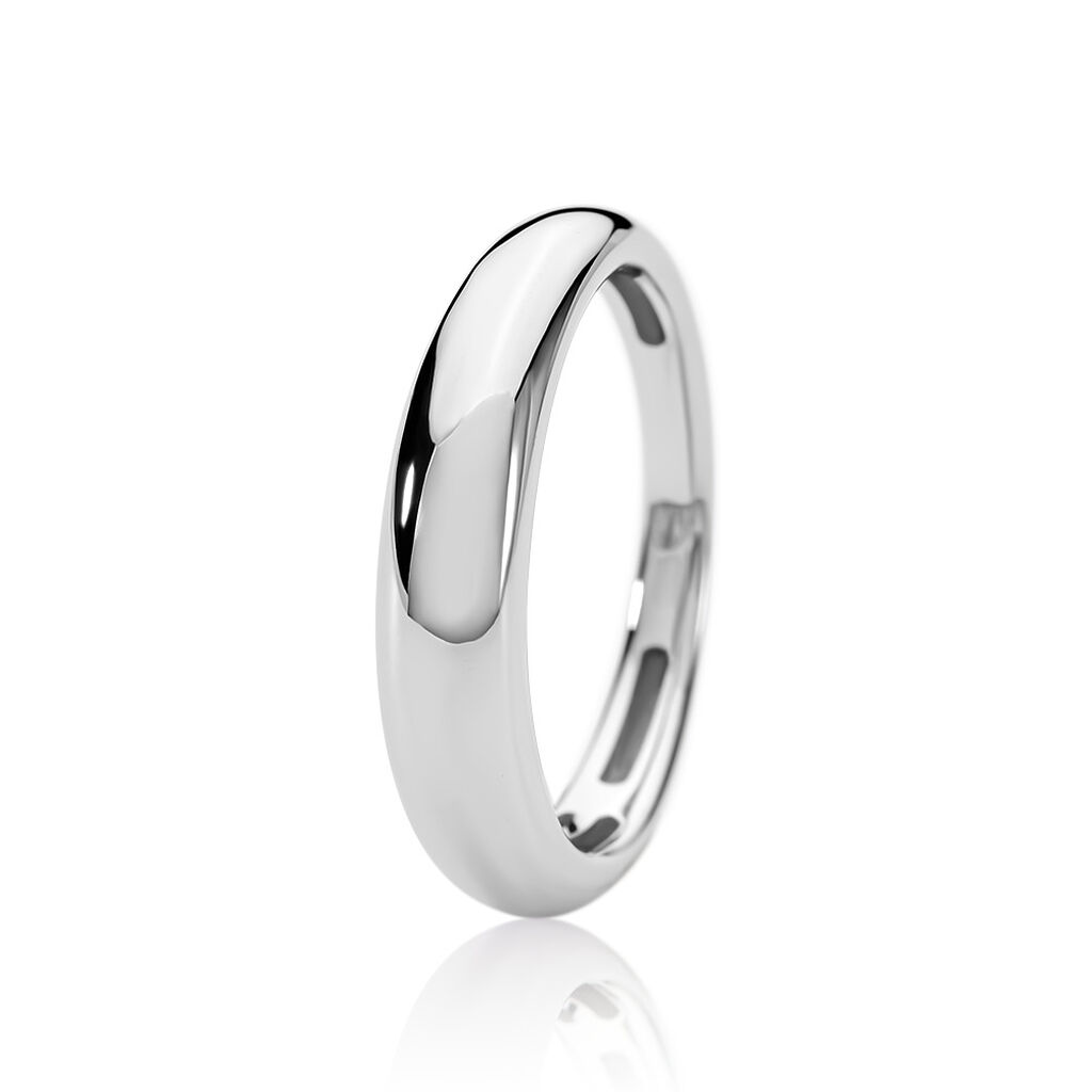 Unisex Ring Weißgold 585 Bana 1 - Ringe Unisex | OROVIVO