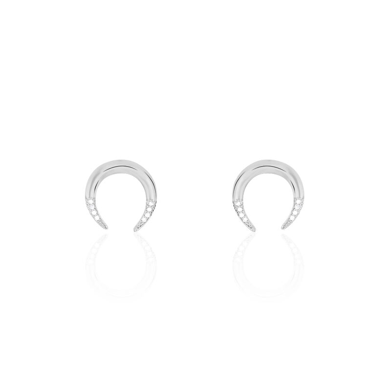 Boucles D'oreilles Argent Rhodie - Spannringe Damen | OROVIVO