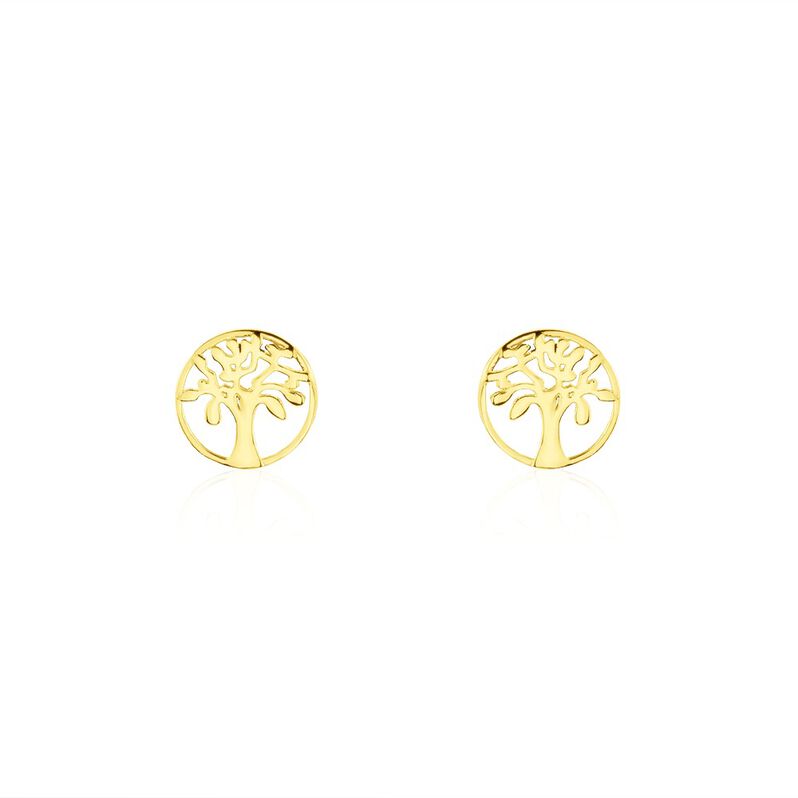 Damen Ohrstecker Gold 375 Lebensbaum - Ohrstecker Damen | OROVIVO