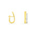 Damen Creolen Gold Bicolor 333 (8 Karat) Barren