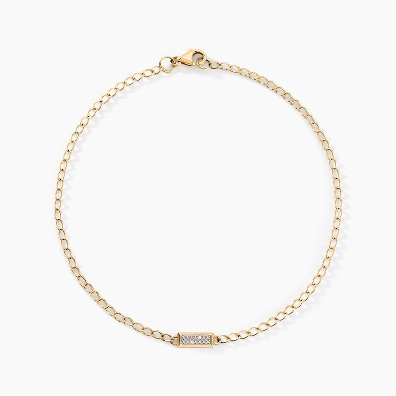 Bracelet Mahe Or Jaune Diamant - Spannringe Damen | OROVIVO