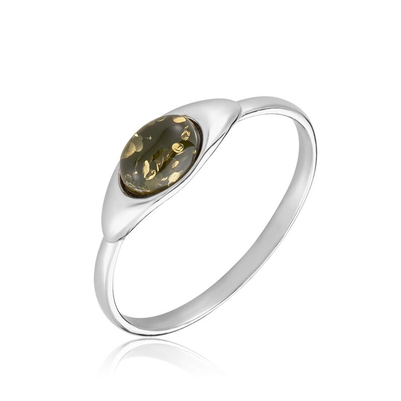 Bague Marquita Argent Argenté Ambre - Spannringe Damen | OROVIVO