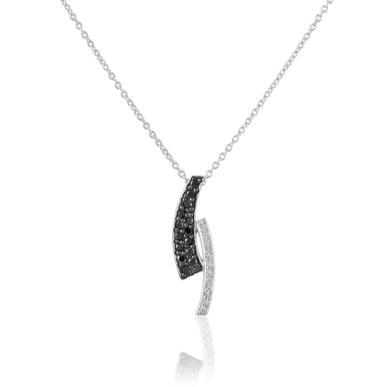 Collier Paula-maria Or Blanc Diamant - Spannringe Damen | OROVIVO