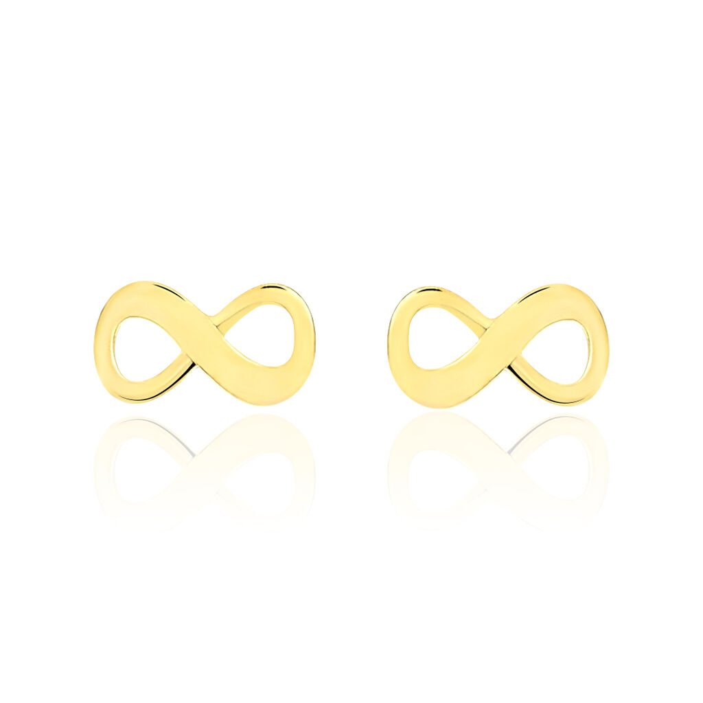Damen Ohrstecker Gold 375 Infinity - Ohrstecker Damen | OROVIVO