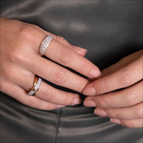 Damenring Gold 375 Zirkonia - Ringe mit Stein Damen | OROVIVO