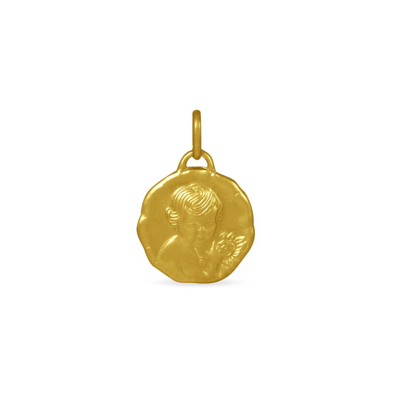 Pendentif Ange Rond Or Jaune - Spannringe Familie | OROVIVO