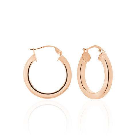 Damen Creolen Silber 925 Rosé Vergoldet - Creolen Damen | OROVIVO