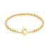 MADALYN Damen Armkette Silber vergoldet 925 B 4 mm
