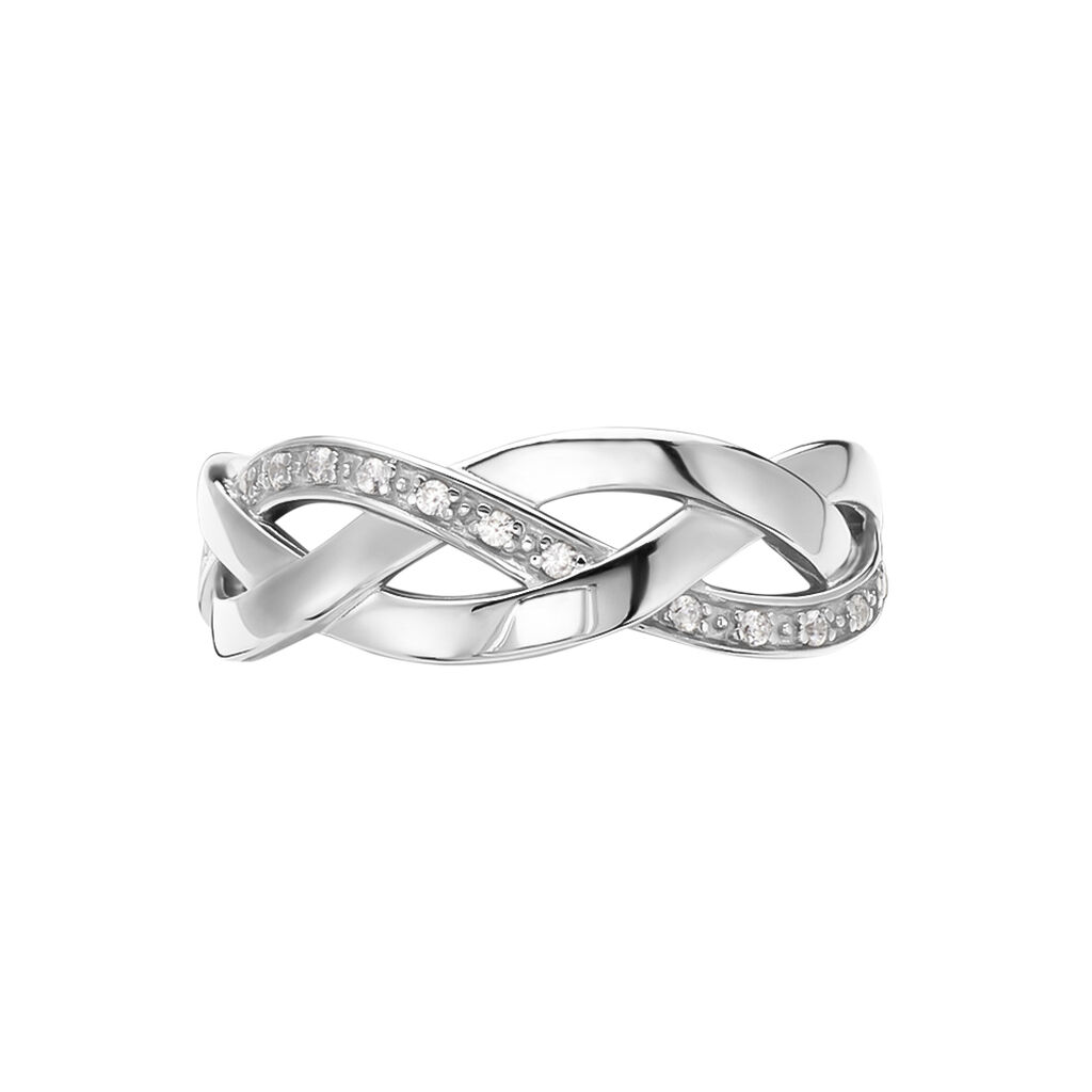 Damenring Silber 925 Zirkonia - Ringe mit Stein Damen | OROVIVO