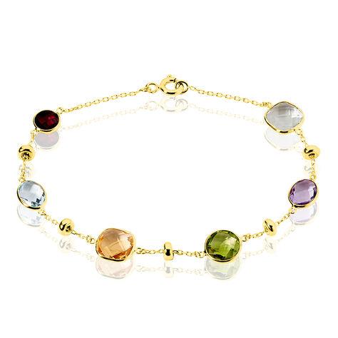 AGA Damen Armband Gold 375 (9 Karat) Amethyst Violett 9,46 ct